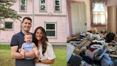 A millennial couple who ditched van life to buy a $150,000 hoarder house said it's worth it. Take a look inside.