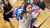 Student leaders deliver blankets to Kootenai Health for Global Youth Service Day