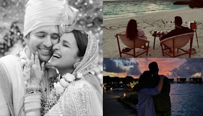 Parineeti Chopra and Raghav Chadha take a walk on the beach, cycle as they celebrate 'quiet' first wedding anniversary