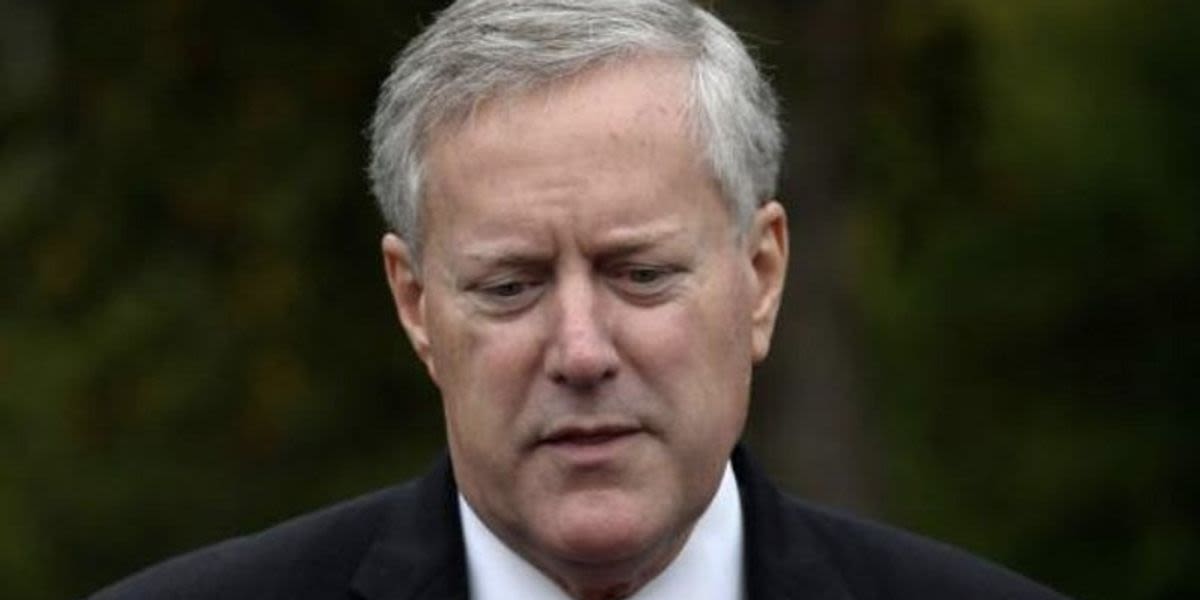 Mark Meadows stuck in fight for White House documents he claims prove innocence: report