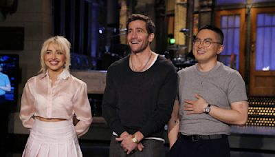 Jake Gyllenhaal, Bowen Yang Serenade Sabrina Carpenter With ‘Board Shorts Summer’ in ‘SNL’ Teaser