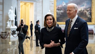 Nancy Pelosi Puts A Sunny Spin On Her Strained Relationship With President Biden