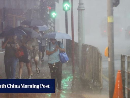 Hong Kong Observatory issues amber rainstorm warning