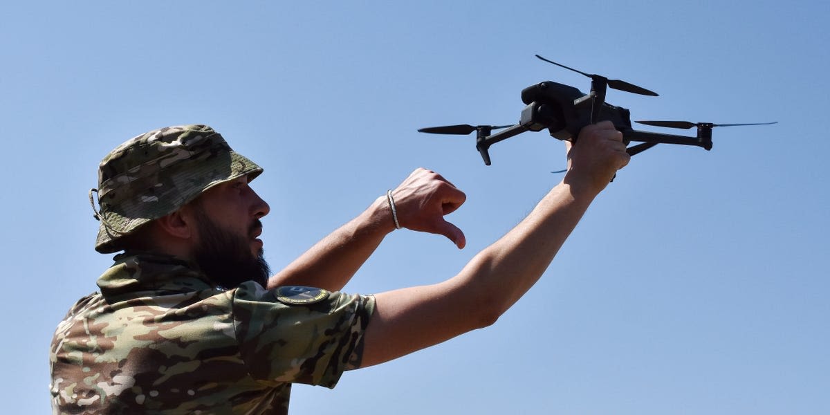 Ukraine just showed its low-cost, lightweight drones can destroy a Russian helicopter, Russian sources say