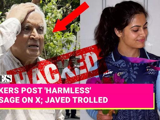 'Indian team for Olympics': Javed Akhtar’s X Account Hacked; Netizens Roast the Lyricist | Etimes - Times of India Videos