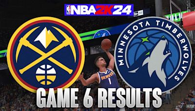 Nuggets vs. Timberwolves Game 6 Results According To NBA 2K24