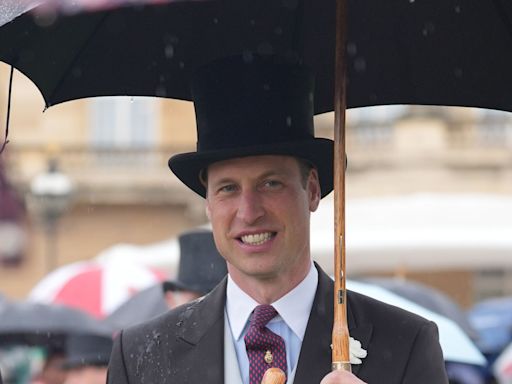 ‘Good weather for swimming’ as William welcomes guests to Palace garden party