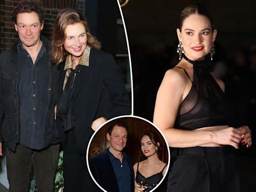 How Dominic West, wife Catherine joke about ‘deeply stressful’ Lily James PDA scandal 4 years later