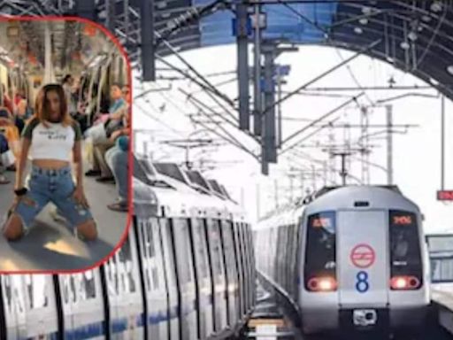 Distressed Jeans and Bold Moves: Girl's Dance in Delhi Metro Goes Viral - News18