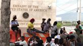 U.S. embassy in Haiti cuts back on services to public after gunfire erupts nearby