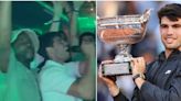 Hysterical way Carlos Alcaraz celebrated French Open triumph as footage emerges