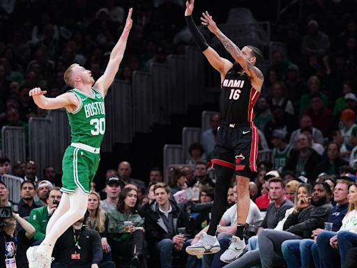 Heat make history from deep as Celtics drop Game 2 111-101