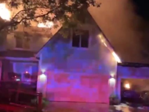 Family away during early morning Overland Park house fire