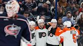 Farabee, Konecny score early as the Flyers spoil debut of Blue Jackets coach Pascal Vincent, 4-2