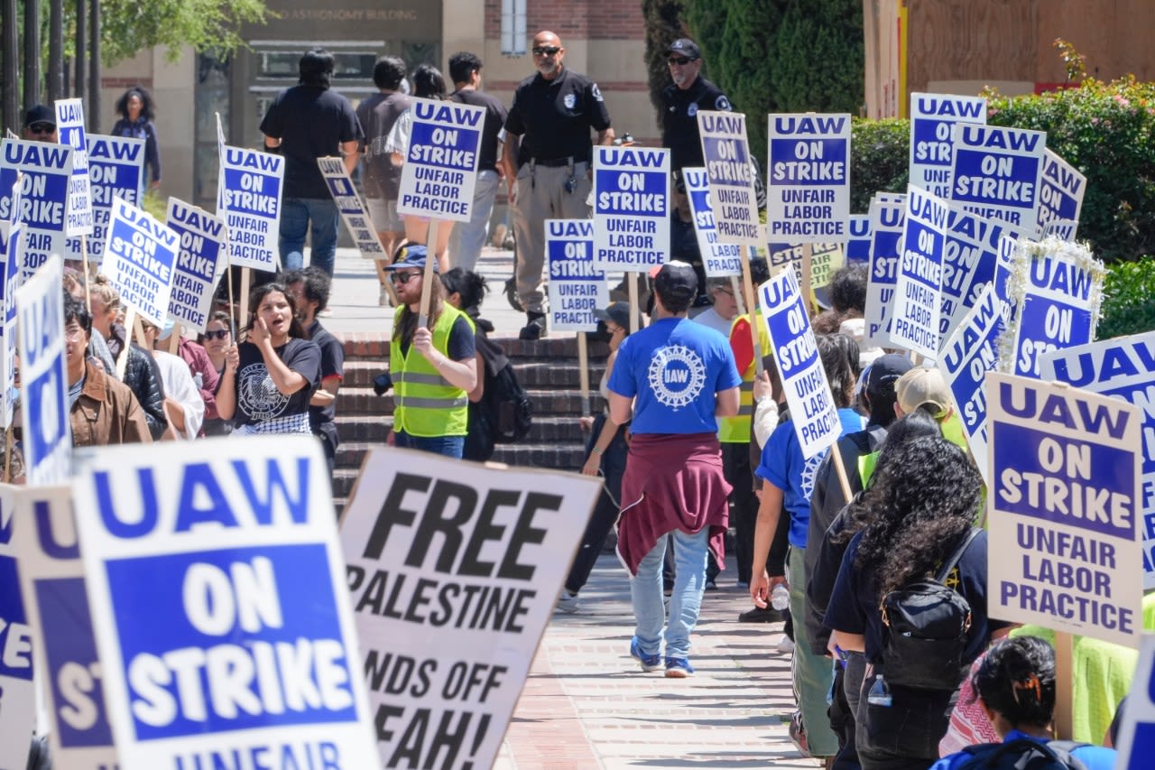 University of California academic workers expand strike over response to pro-Palestinian protests