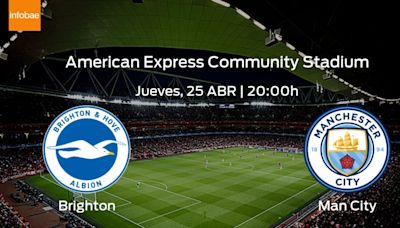 Previa de la Premier League: Brighton and Hove Albion vs Manchester City