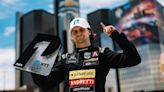 Colton Herta wins the pole at Detroit Grand Prix