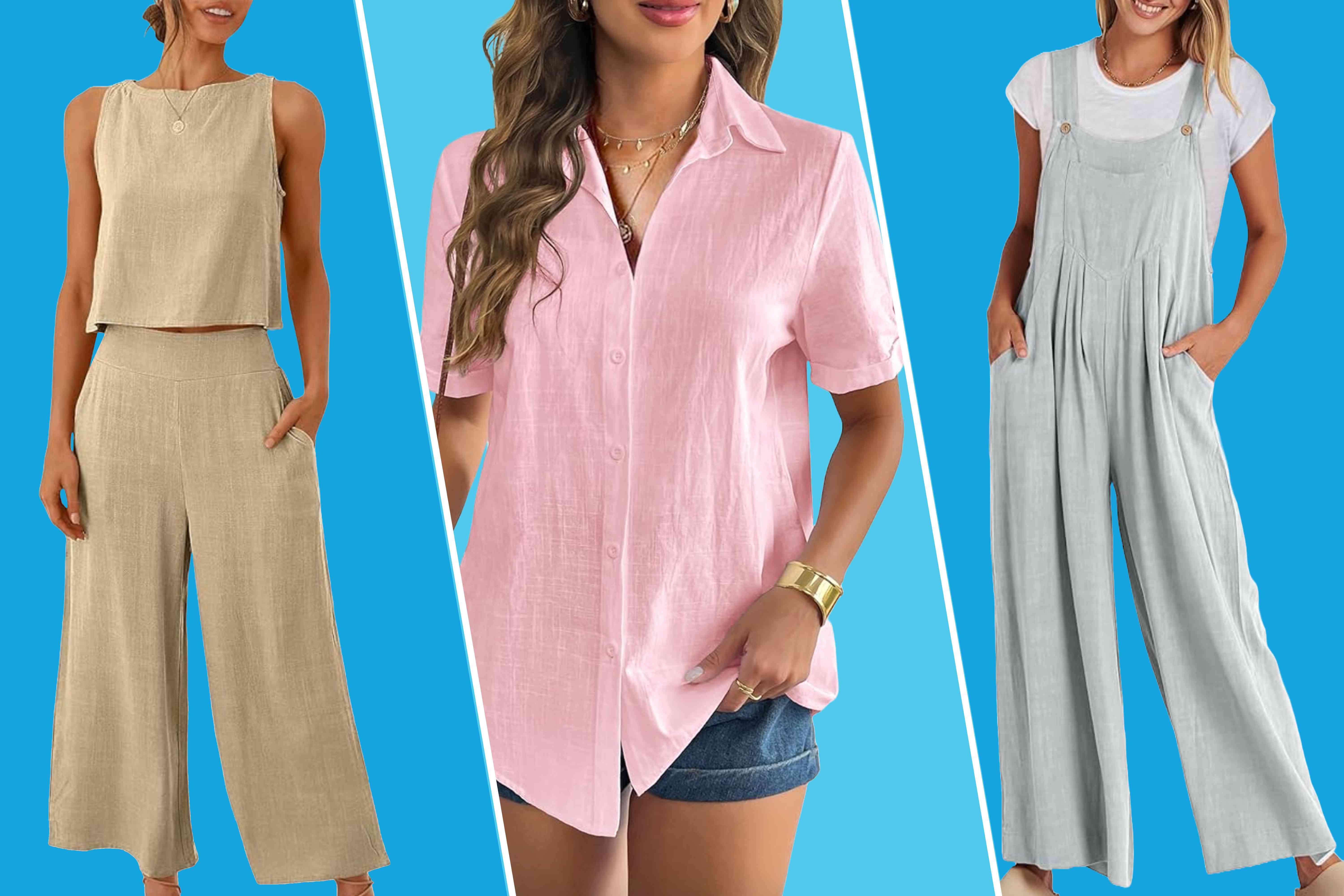 10 Cooling Linen Clothes You Can Buy at Amazon for Summer — All Under $40