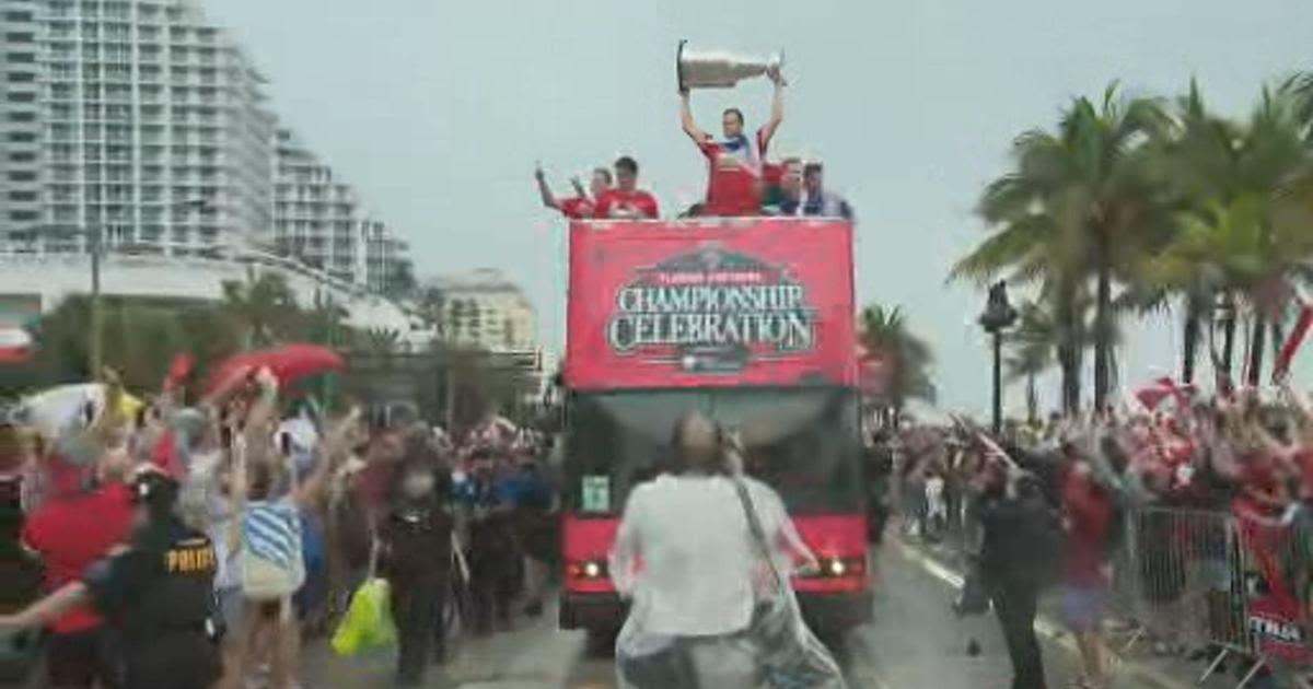 Florida Panthers honored with Parade of Champions in Fort Lauderdale Beach