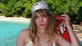 Pregnant Suki Waterhouse Bares Her Bump in Bikini Photos on Tropical Vacation: 'Life's a Beach'