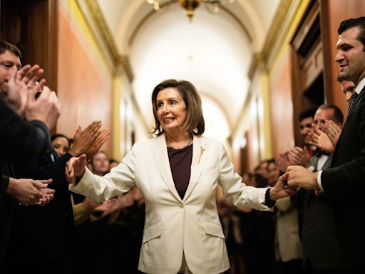 On Biden’s Exit, Pelosi Says She Was Driven by Need to Defeat Trump