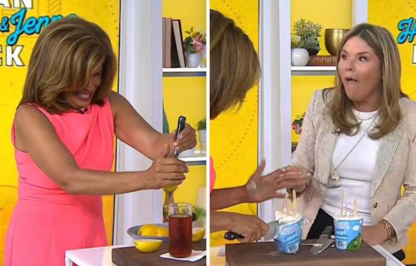 Jenna Bush Hager panics during 'Today's "dangerous" kitchen hacks segment: "I think someone's trying to kill us"