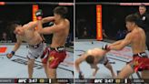 UFC 275 video: Hayisaer Maheshate starches Steve Garcia with perfect right hand while backpedaling