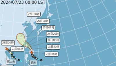 颱風假明天有望？氣象署估7縣市風雨達標