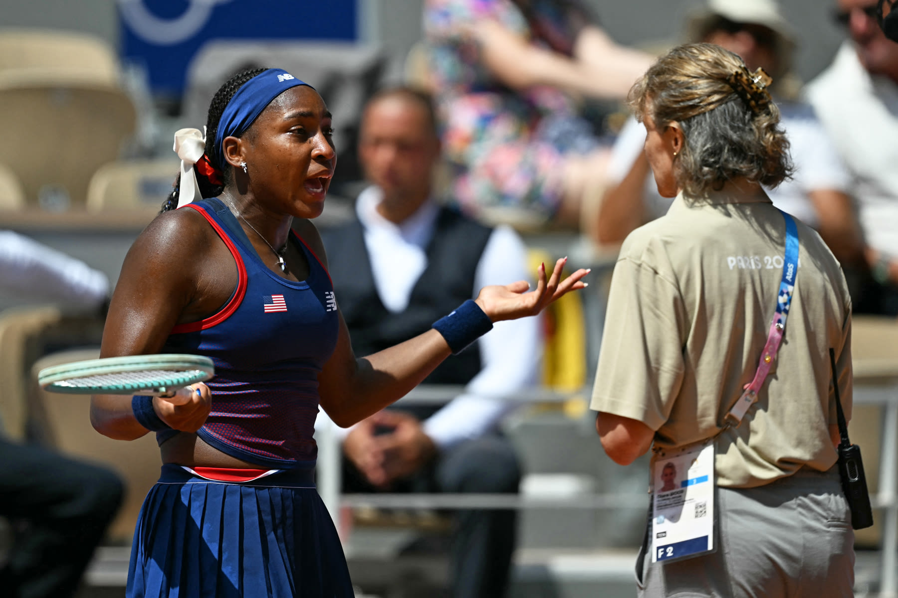 Coco Gauff Argues ‘Unfair’ Officiating Call During Tough Olympics Loss