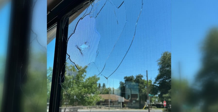 Fresno fire station vandalized with rocks