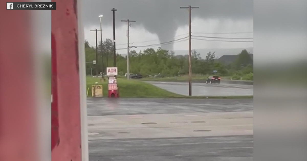 Video shows possible tornado in Mahanoy City, Pennsylvania after tornado warning issued in Lancaster County