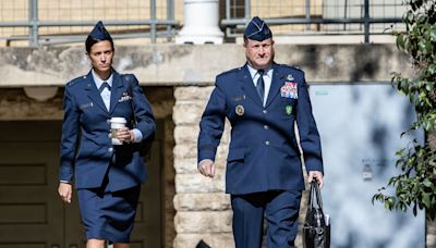 Husband threatened Air Force general accused of raping his wife