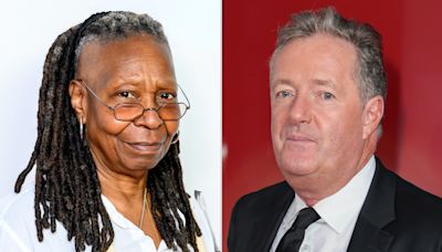 Whoopi Goldberg branded "pathetic" by Piers Morgan over Trump spit move