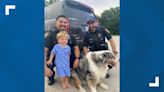 North Texas officers reunite with child they saved from drowning