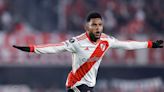 Miguel Borja impone récord en River Plate: el ‘Colibrí' marcó, pero no pudo evitar la derrota de su equipo