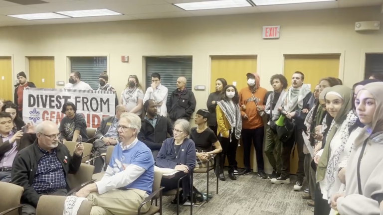 Student protestors kicked out of Wayne State Board of Governors meeting after disruption - WDET 101.9 FM