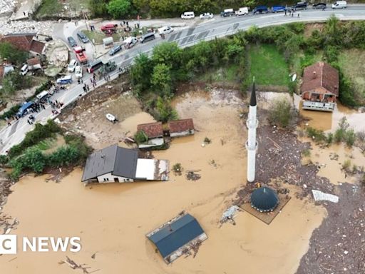 Bosnia floods and landslides leave 18 dead