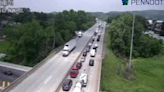 Traffic backed up after multi-vehicle crash on Interstate 83