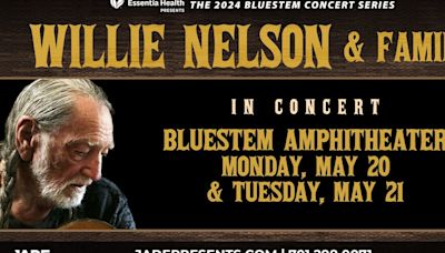 Sold-out Willie Nelson concert postponed until Wednesday