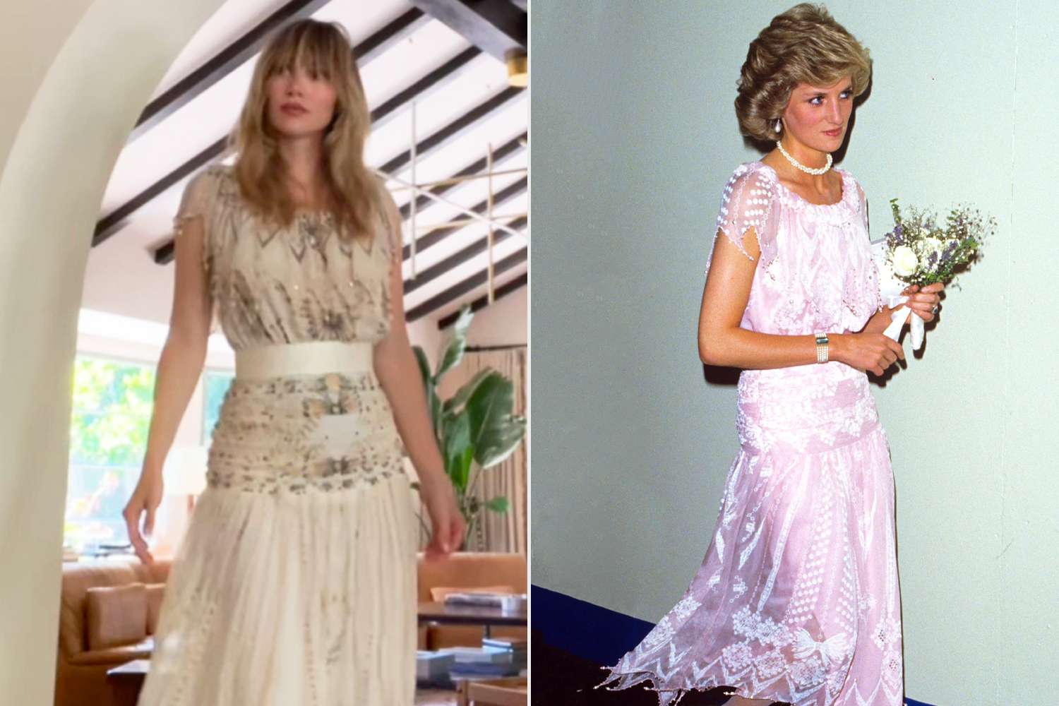 Suki Waterhouse Models Dress Designed for Princess Diana on TikTok — Using The Devil Wears Prada Audio!