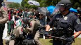 Colleges across US seek to clear protest encampments by force or ultimatum as commencements approach
