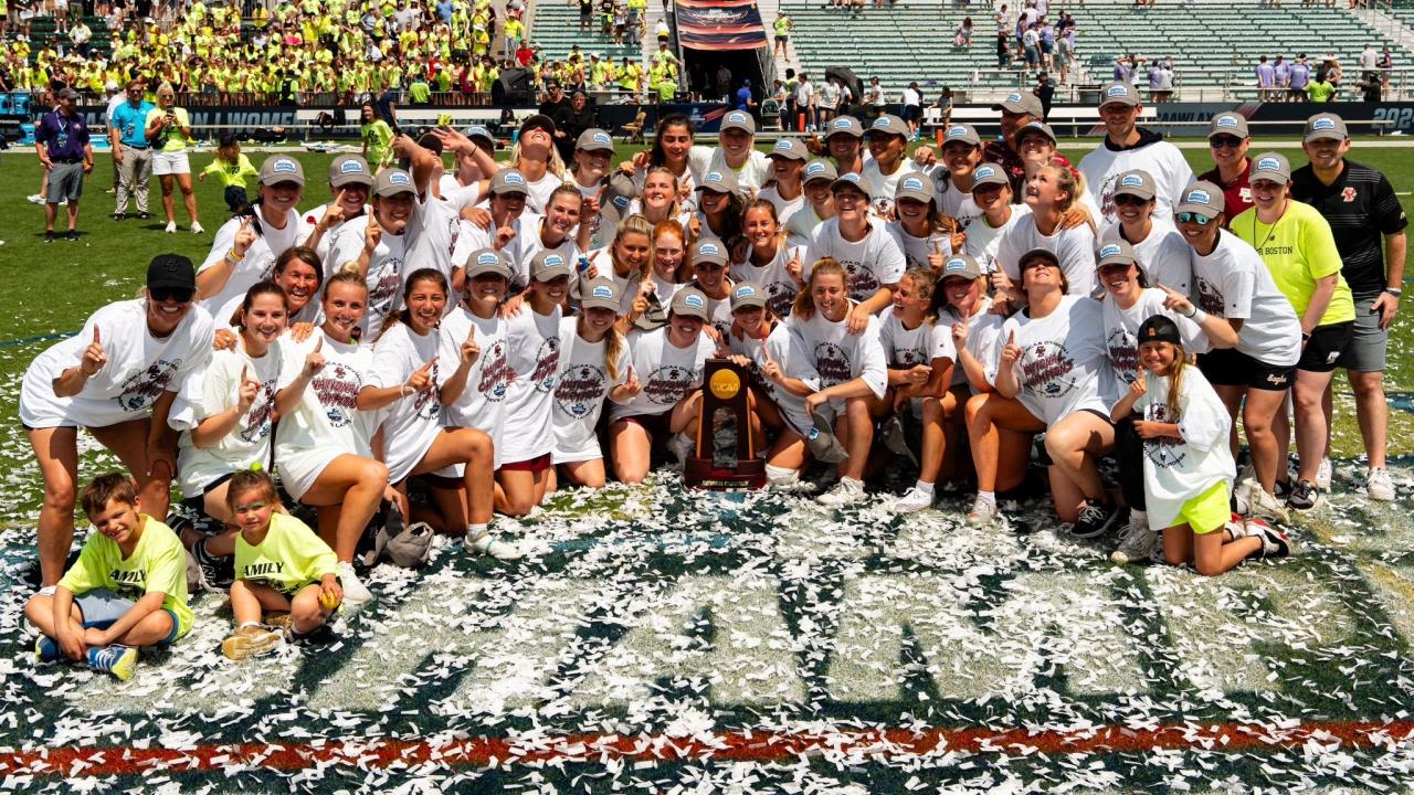 Boston College wins 2024 NCAA DI women's lacrosse championship
