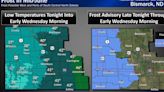 Frost possible in much of western North Dakota due to unseasonable cold