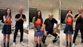 Más enamorados que nunca, el baile viral de Cristian Castro y su novia