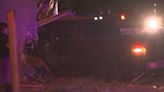 Driver with minor injuries after truck crashes into Phoenix home
