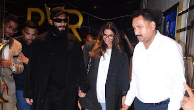 ...AD, Parents-To-Be Deepika Padukone And Ranveer Singh Make Movie Nights A Cute Couple Thing To Do