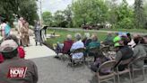 Eagle Scout Andrew McKenzie unveils Hog Creek Reservation's Chief PHT Memorial