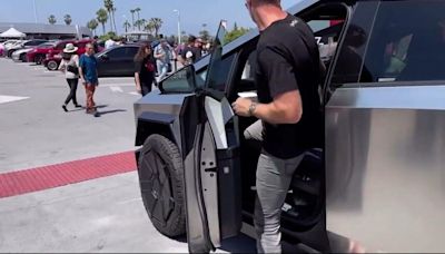 Tesla Cybertruck May Not Look Sharp, But Its Leg-Slicing Doors Sure Are