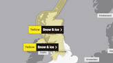 Snow and ice warnings extended across UK as country braces for big freeze