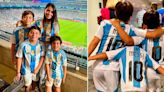 Los posteos de Antonela Roccuzzo tras el pase de Argentina a la final de la Copa América: los guiños de Messi y la tierna foto de sus hijos